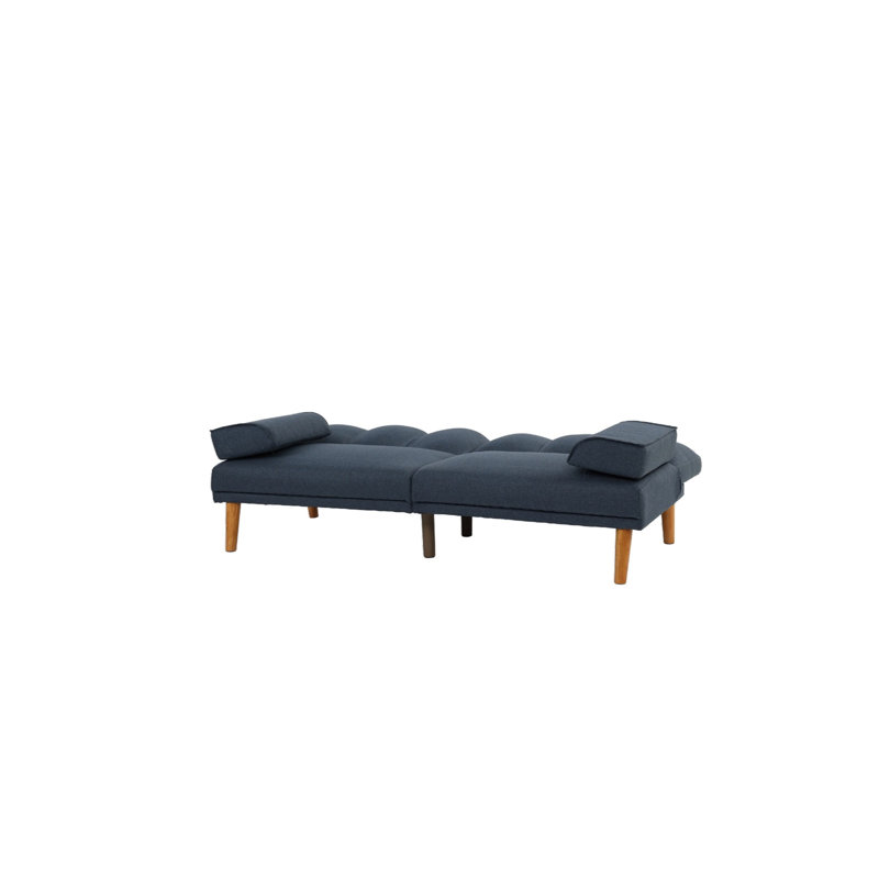 Canapé modulaire 2 pièces Polyfiber, Polyfibre bleu marine