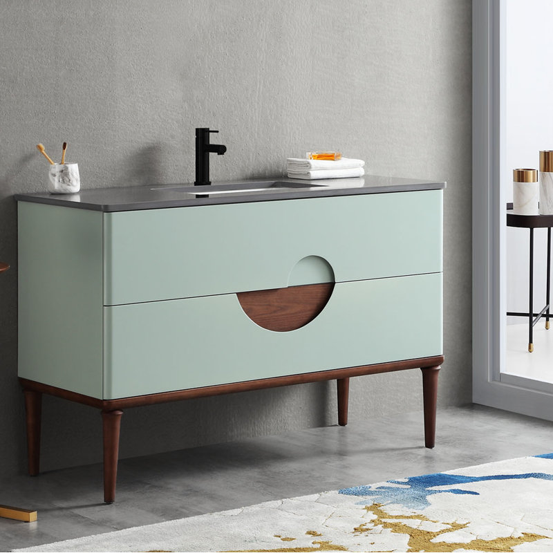 Burano 48'' W Vanity, Aloe Green