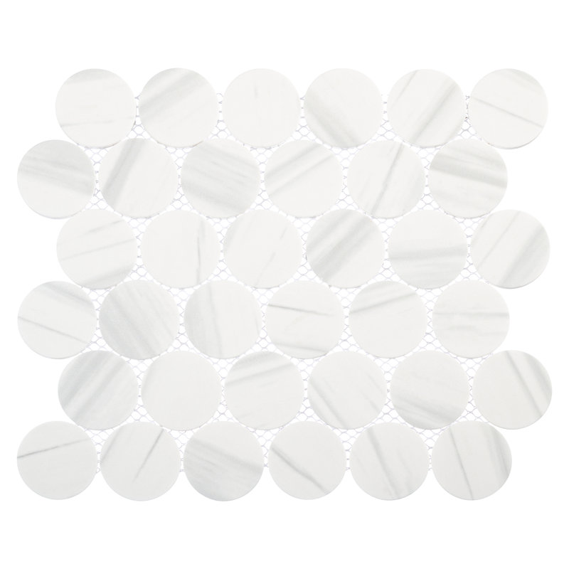Carrelage mosaïque mural en verre Ispara Whelen, Gris