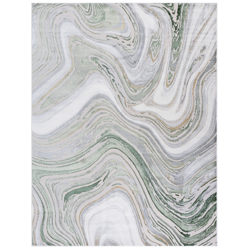 Tapis abstrait Jahira Performance, Rectangulaire 8 pi x 10 pi