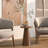 13.6'' Round End Table,side Table With Fluted Pedestal Base-1110293161