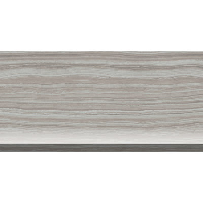 Coffee Talk 12'' L x 6'' W Porcelain Stone Look Cove Base Tile Trim