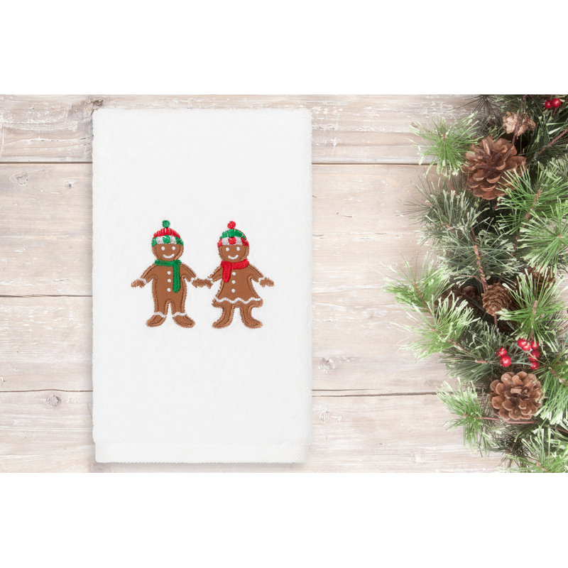 Christmas Hand Towels Midweight Hand Towel, White