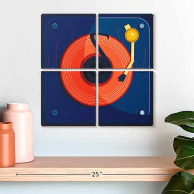 Abarca Blue Record Player
