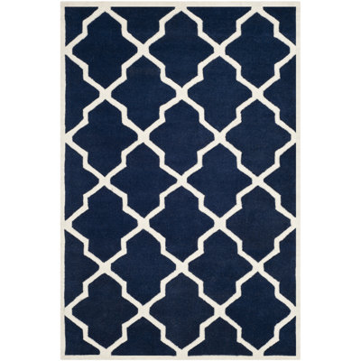 Phillipsdale Geometric Wool Hand Woven Area Rug