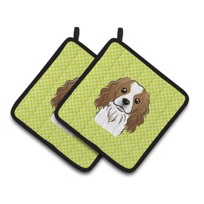 Caroline's Treasures Checkerboard Polyester Potholder