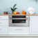 Cosmo 1.2 Cubic Feet 1000 Watt Microwave Drawer with Sensor Cooking