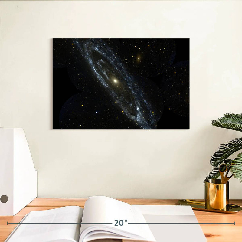 Oberle Andromeda Galaxy, 8" H x 12" W
