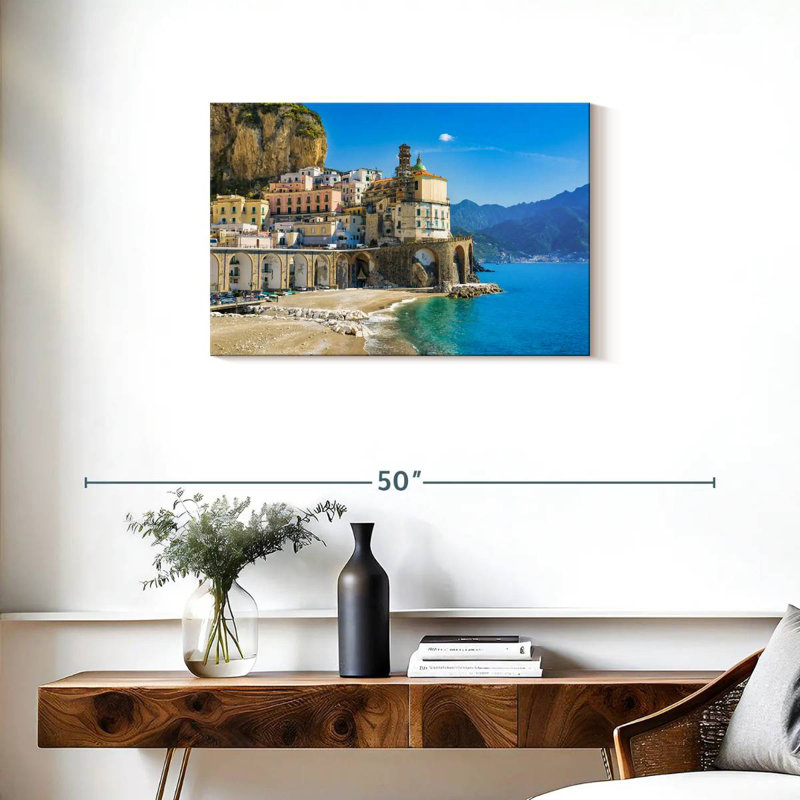Ravi Atrani, Côte amalfitaine, H 20 po x l 30 po