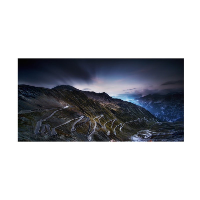 Art sur toile Sven Kohnke Passo Di Stelvio, H 12 po x l 24 po