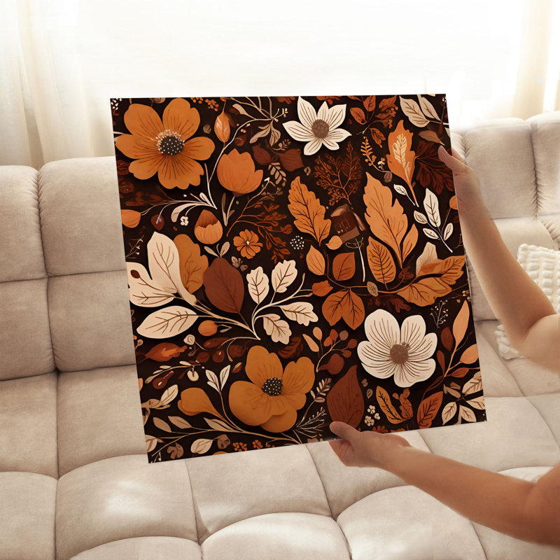 «Botanical Plants II», reproduction d'art scandinave sans cadre, H 28 po x l 28 po