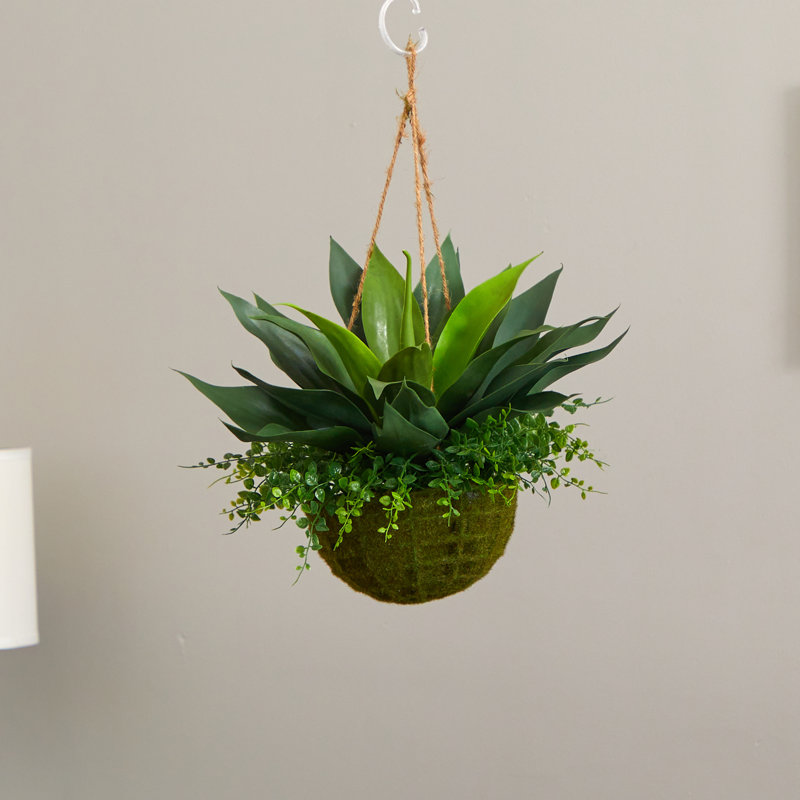 Plante de feuillage artificiel 13" en panier