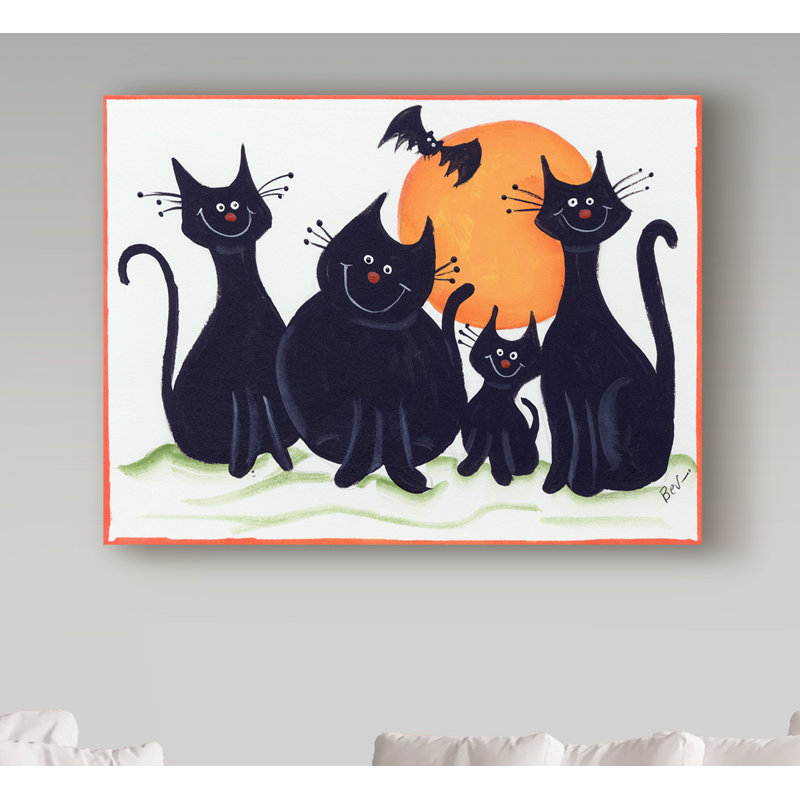 « halloween montages », art sur toile, H 14 po x l 19 po x P 2 po