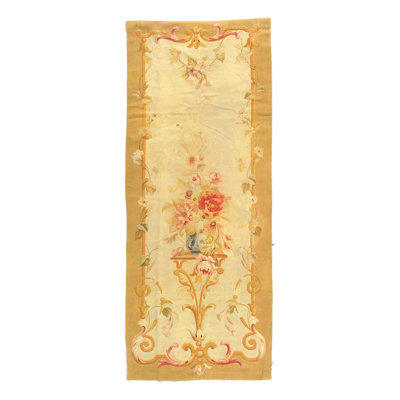 Fine Hand Knotted Antique Tapestery 3'4"X 8'5"