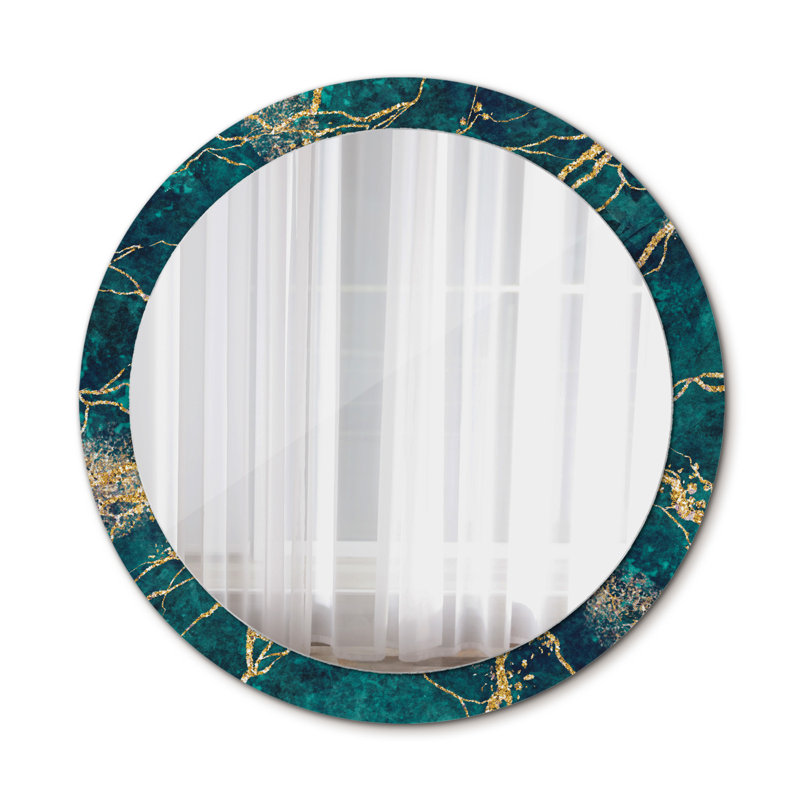 Huldar Glass Flat Wall Mirror, 90cm H x 90cm W