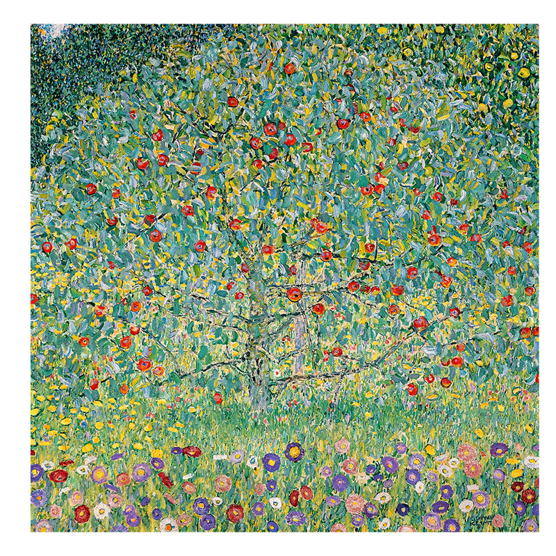 Apple Tree (Apfelbaum), 1912 by Gustav Klimt - Single Picture Frame Painting on Canvas, 93.98 cm H x 93.98 cm W x 1.91 cm D