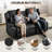 3-Seater Reclining Sofa With Flip-Down Console, Cup Holders, Charging Ports, Storage Drawer & Bluetooth Speakers-1836576643