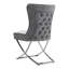 Geneva Upholstered Dining Chairs with Metal Base-945545812
