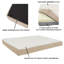PETMAKER Orthopedic Dog Bed - Memory Foam Crate Mat with Machine Washable Cover-20768939-20782104