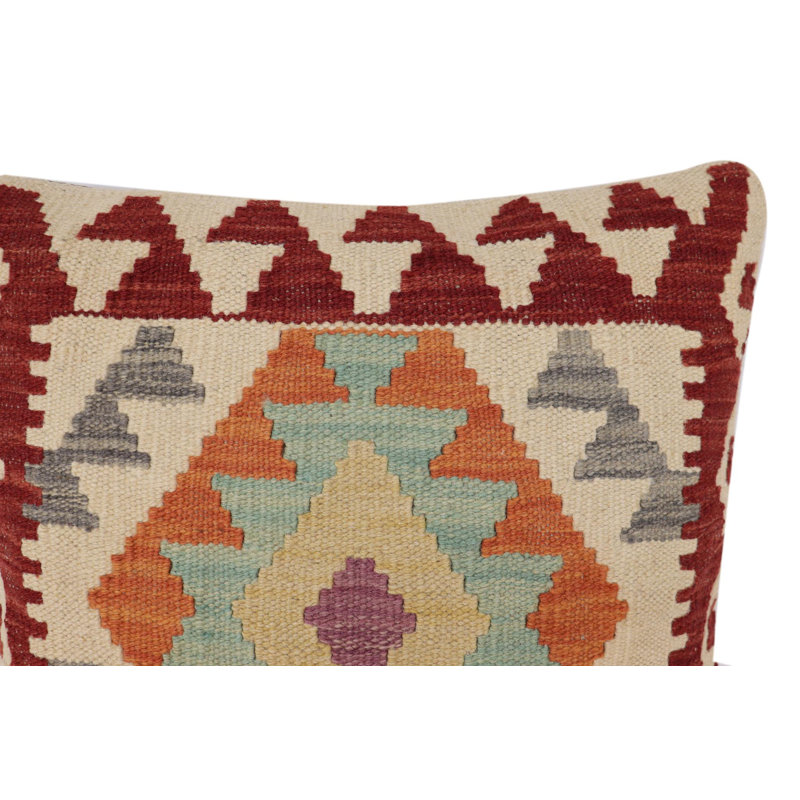Housse et insert de coussin carré 100% laine 
