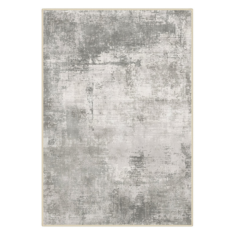 Abstract Machine Printed Area Rug, Rectangle 200 x 290 cm
