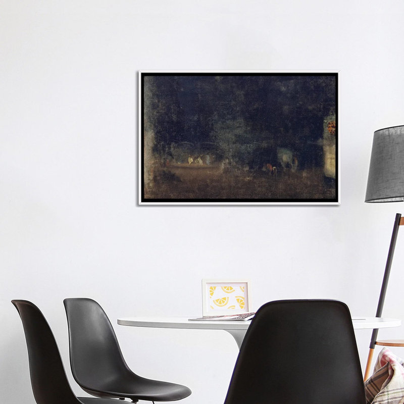 Print, 66.04 cm H x 101.6 cm W x 4.445 cm D, White