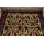Tapis de la laine rouge/beige 3 pi x 12 pi 11" one-of-kind à la main noué la 1940s bidjar Semmes