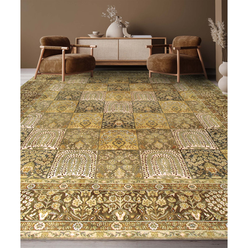 Wool Oriental Area Rug, Rectangle 8' x 10'