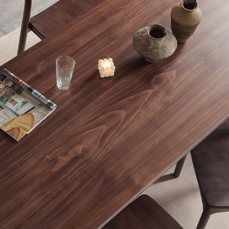Solid wood modern dining table sets., 29.53"H x 86.61"L x 35.43"W