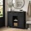 Armoire de plancher en bois durable avec plusieurs tiroirs et tablettes pour un rangement domestique efficace-274119220