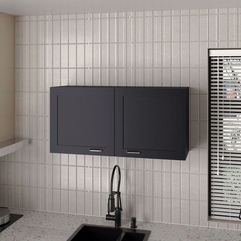 Wall Cabinet, Kitchen, Black
