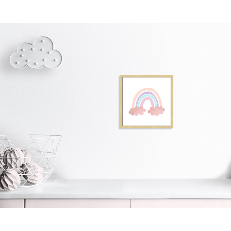 Arc-en-ciel 2, H 17 po x l 17 po x P 1,19 po, Encadré de boîte blanc