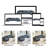 Boneless 187.39''Flannel Modular U-Shaped Sectional Sofa Set Reversible & Spacious Living Room Couch Set With 2 Chaises &4 Pillows,No Assembly Required-861726669