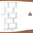 Rufio 62.5" H Manufactured Wood Geometric Bookcase-1204720829
