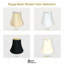 Royal Designs, Inc. BSO-704-16BG-2, abat-jour de base véritable cloche, 8 x 16 x 12,6, beige, paquet de 2-1509143728-1509143690