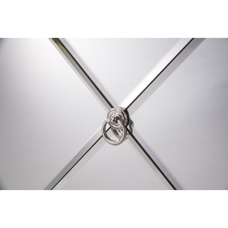 Ensemble de meuble-lavabo de 24 po de largeur Camille, Miroir clair, Blanc; gris