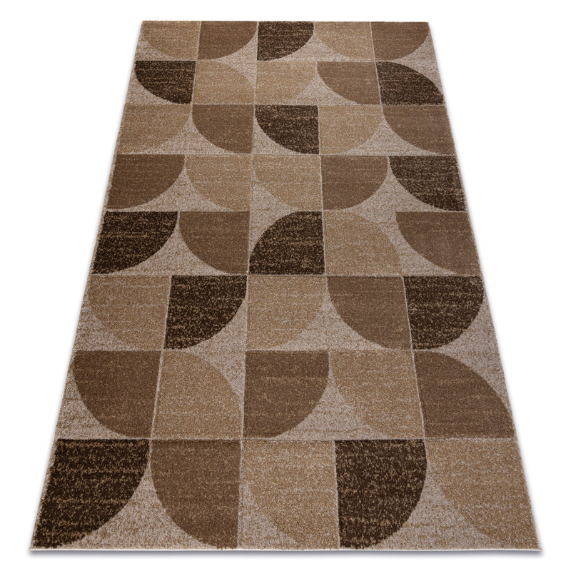 Cayrn Rectangle Geometric Area Rug, Rectangle 140 cm x 190 cm