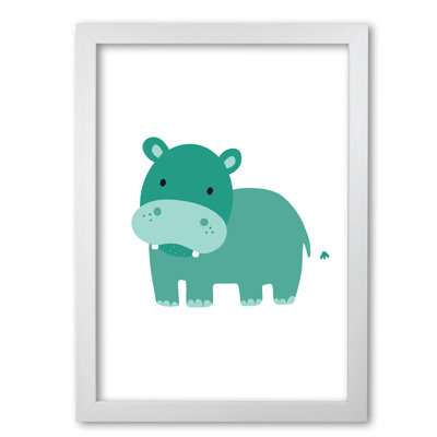 Children's Animals, Hippo - Print