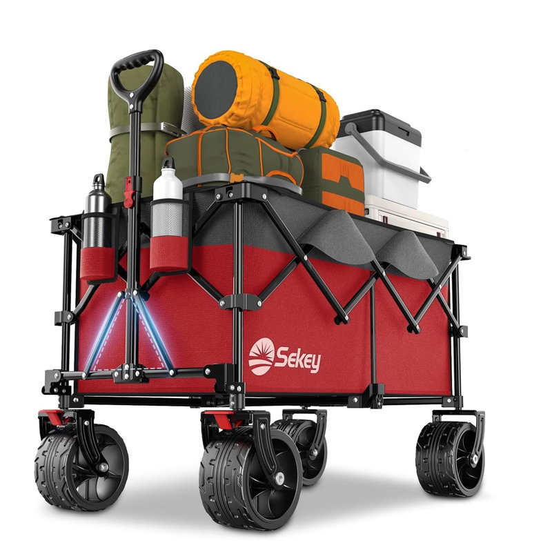Foldable Tailgating Wagons, Blue&grey