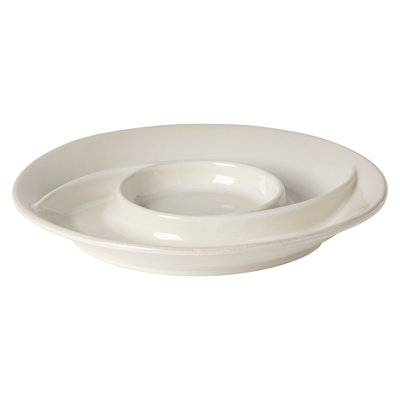 Cook & Host Stoneware Chips And Dip Platter