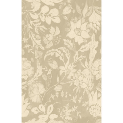 FLOWERY ORNAMENT Taupe