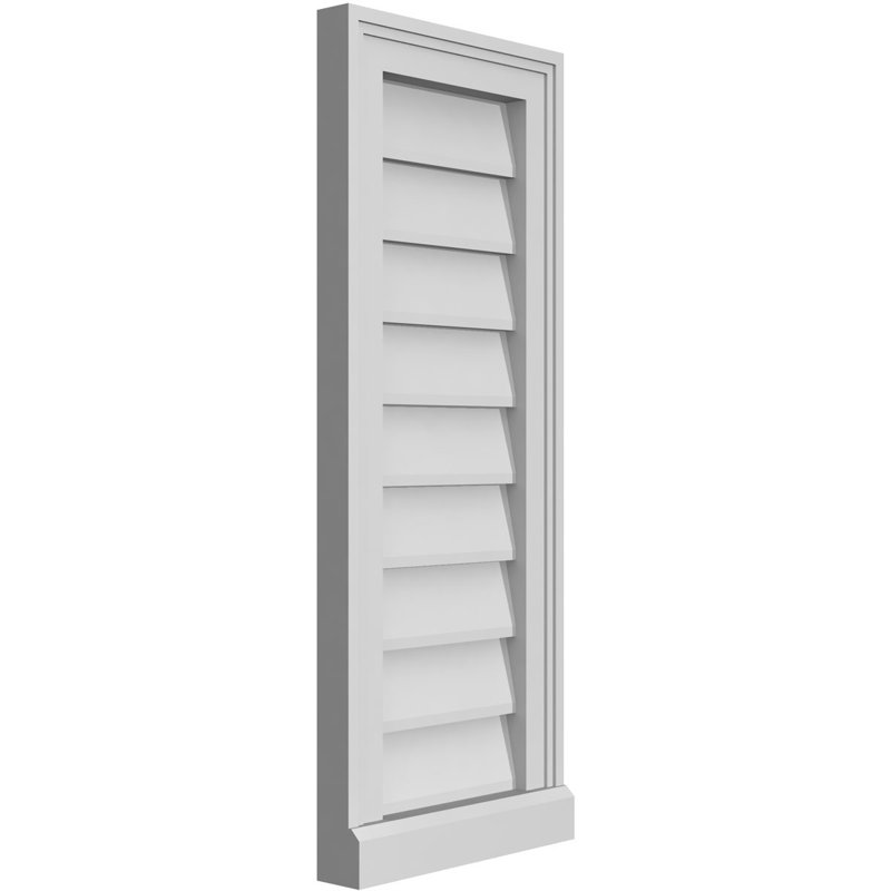 Cadre de seuil Brickmould, brun clair apprêté, H 30 po x l 12 po x P 2 po