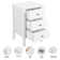 3 Drawer Modern Bedside Table, Bedroom Storage Cabinet