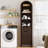 67 Inch Tall Storage Cabinet With Adjustable Shelves, Arched Narrow Storage Cabinet With Door And Drawer, Bathroom Cabinet With Anti-tipping Device For Bathroom, Living Room-463520463