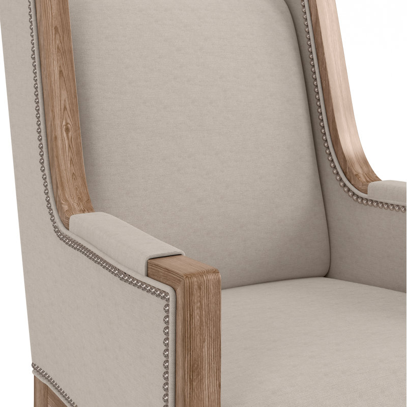 Passage Upholstered Arm Chair in Brown