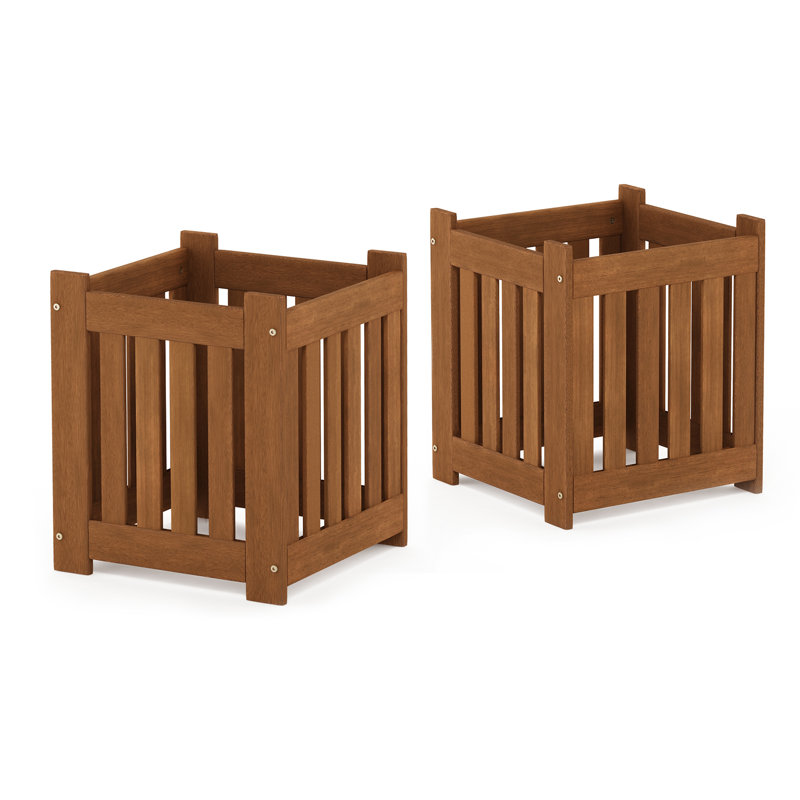 Boîte à fleurs en bois Dillan, 2