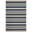 Tapis rayé bleu marine / beige Arneshia-399005973