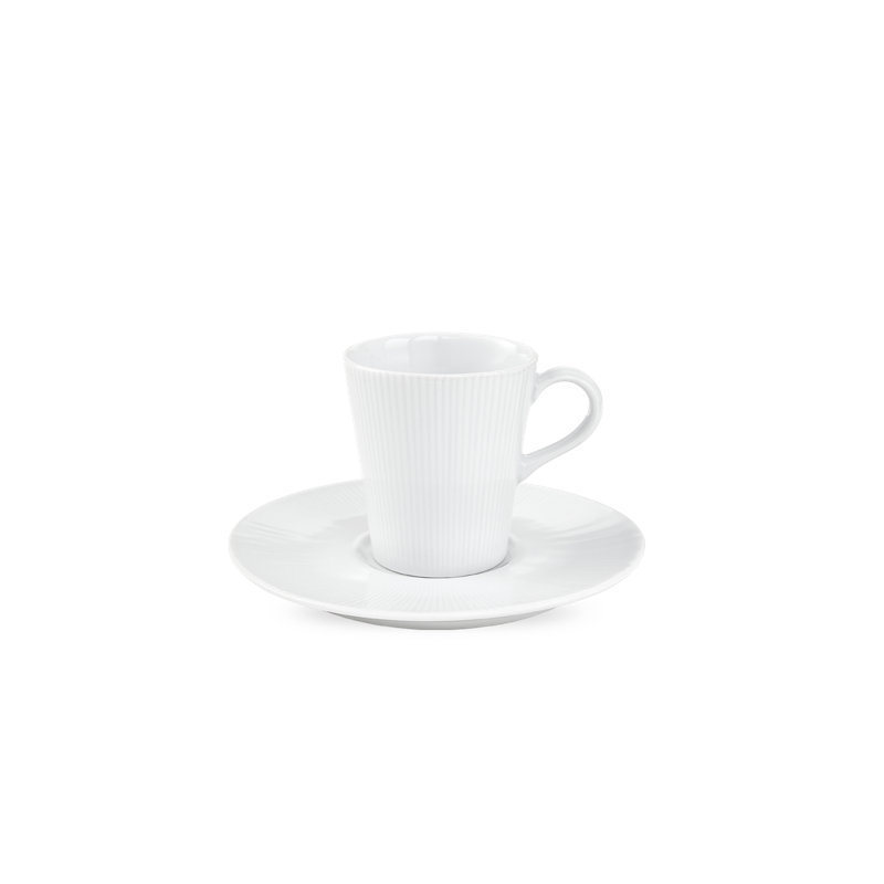 Eventail Espresso Cup And Saucer