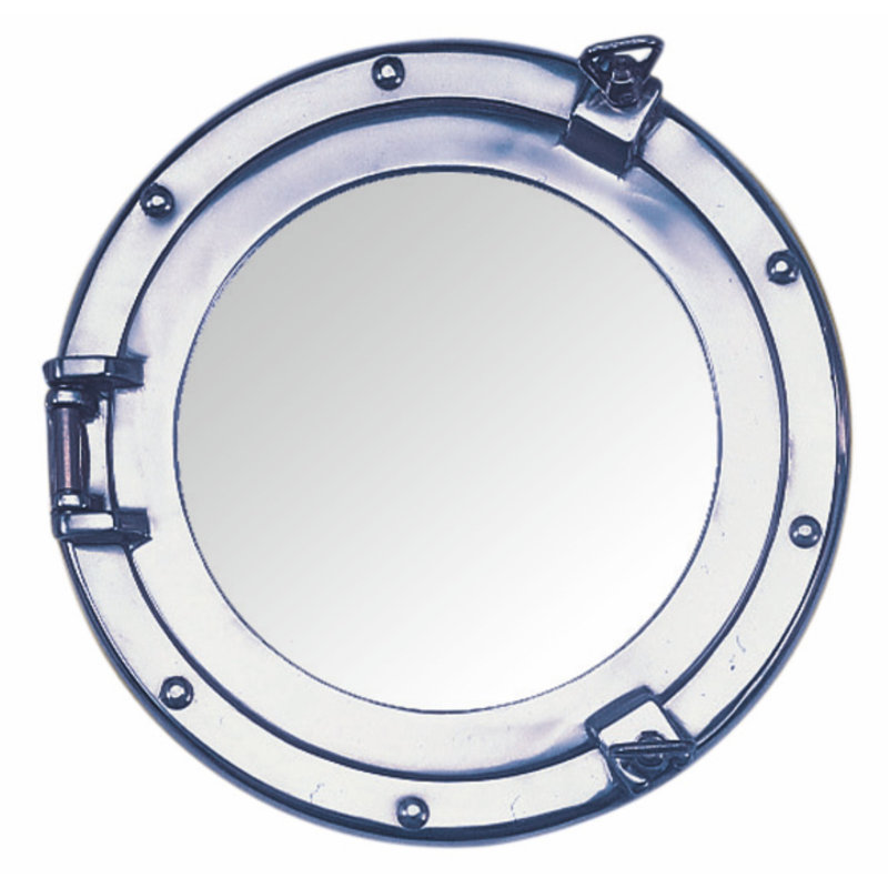 Crispin Metal Flat Wall Mirror, 15cm H x 15cm W