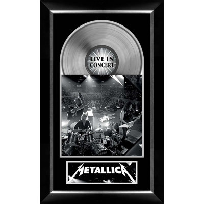 Housse Metallica Live Music avec vinyle argenté